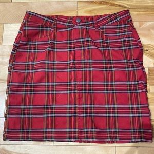 Cute plaid skirt